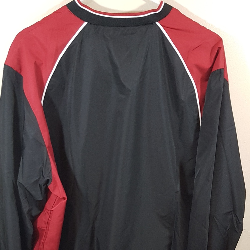 MENS LARGE AUGUSTA SPORTWEAR JACKET RED/BLK (198) - Picture 4 of 5